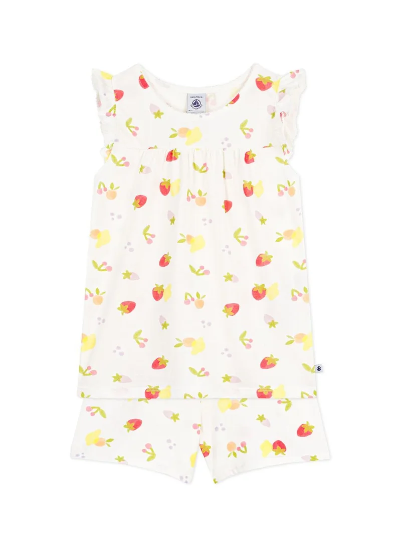 بيتي باتو Children's short cotton pyjamas printed with fruit